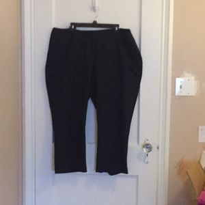 Lane Bryant Size 20 Black Dress Capris